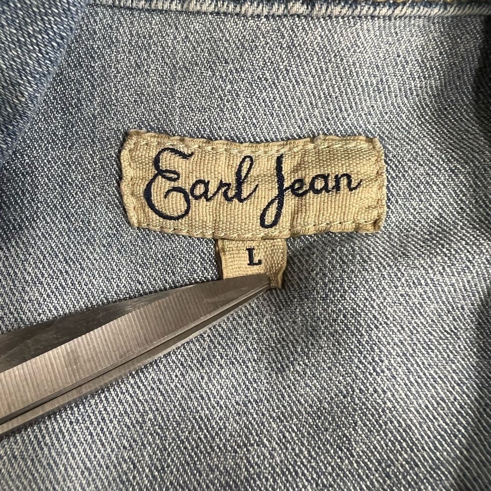 Earl Jeans‎ Light Blue Denim Vest - Picture 7 of 7